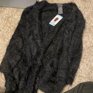 NWT fuzzy cardigan